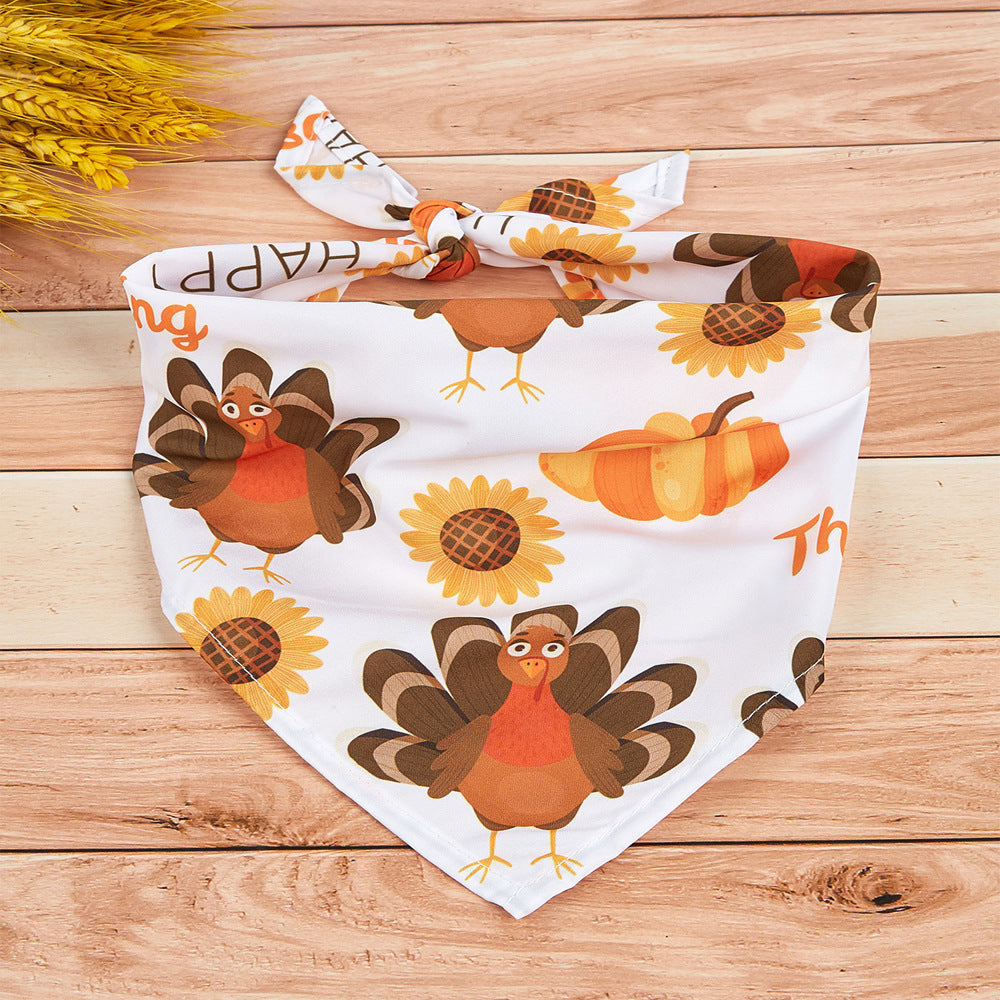 Fall & Thanksgiving Pet Bandana