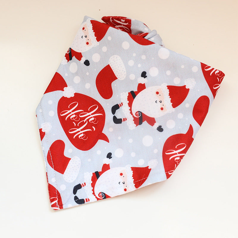 Christmas Pet Bandana Tie-On Holiday Prints