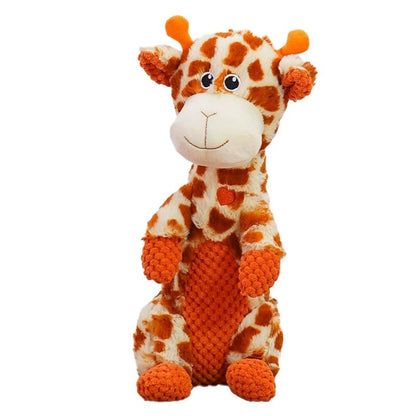 Dog toy Squeaky durable chew wild animals