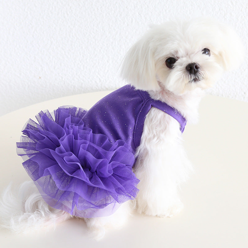 yellow dog tutu dress