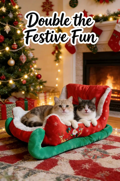 Christmas Sleigh Pet Bed