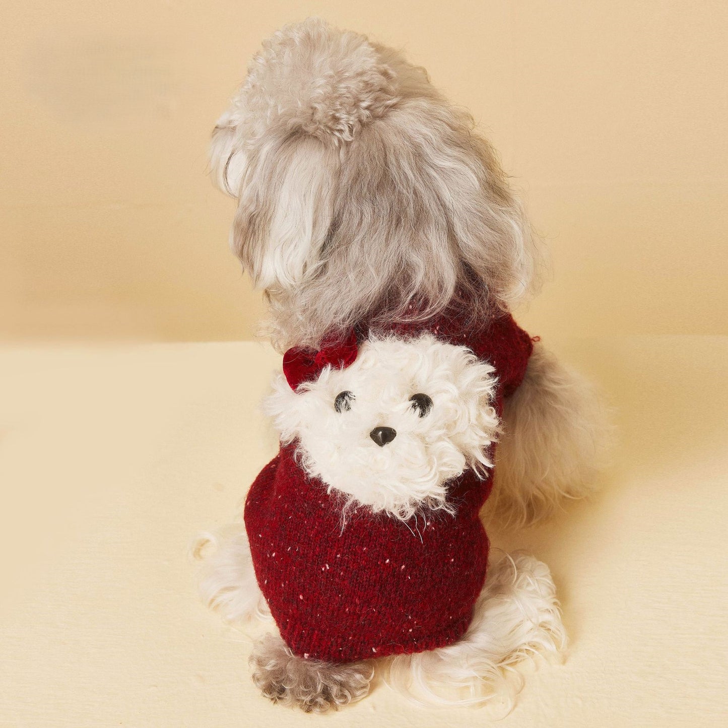 Dog sweater wine doggy