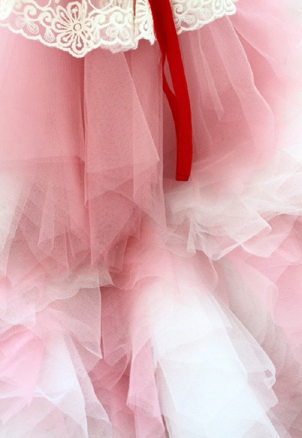 Pink Rose Princess Ball Gown For Dog & Cats