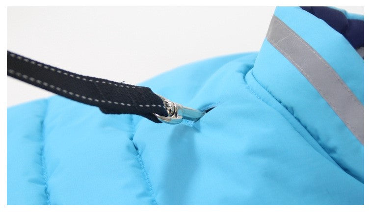 Reflective Dog Puffer Vest Winter Jacket - product detail view 7 of 8