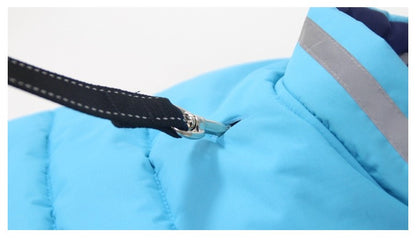 Reflective Dog Puffer Vest Winter Jacket - product detail view 7 of 8