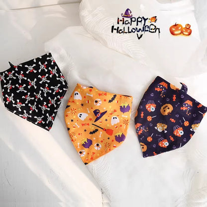 Halloween Pet Bandana • Tie-On Triangle Scarves