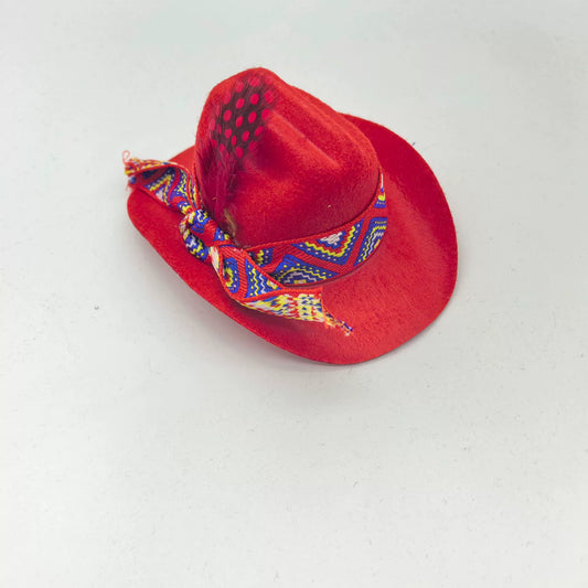 Cowboy hat in red