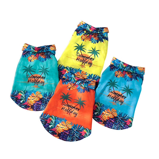 Tropical Vibes Dog Shirt – Summer Holiday Collection