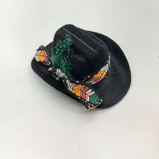 Cowboy hat black for pets