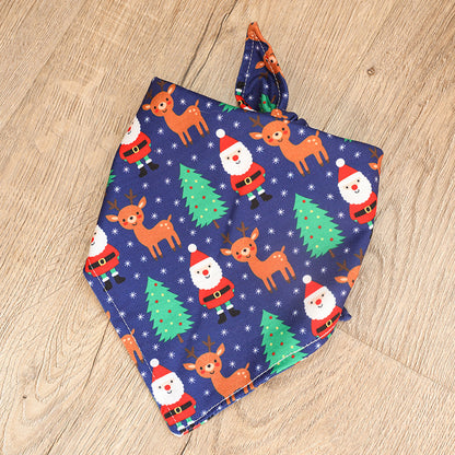Christmas Pet Bandana Tie-On Holiday Prints
