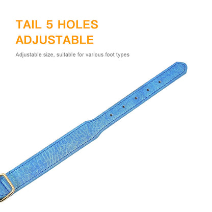 Croc-Textured Faux Leather Dog Collar