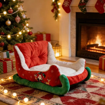 Christmas Sleigh Pet Bed
