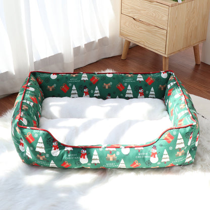 Christmas Cozy Pet Bed Couch
