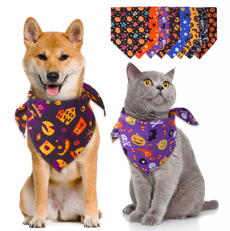 Dog & Cat Halloween Bandana