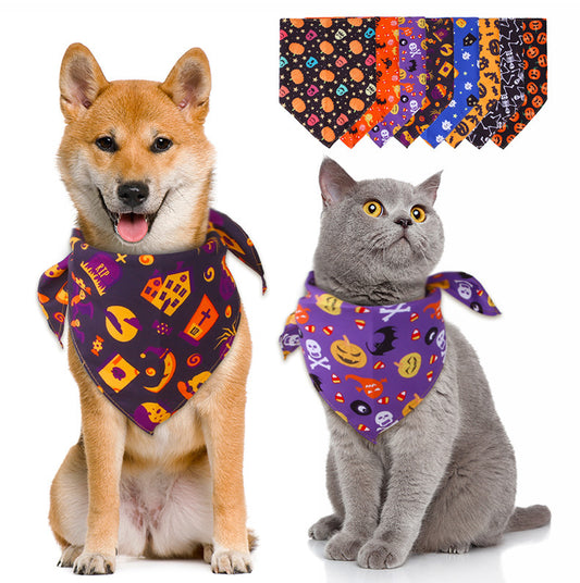 Dog & Cat Halloween Bandana