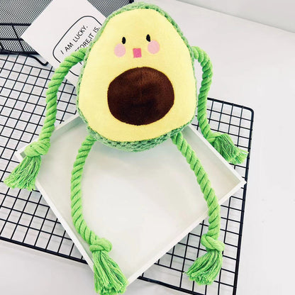 avocado dog chew toy