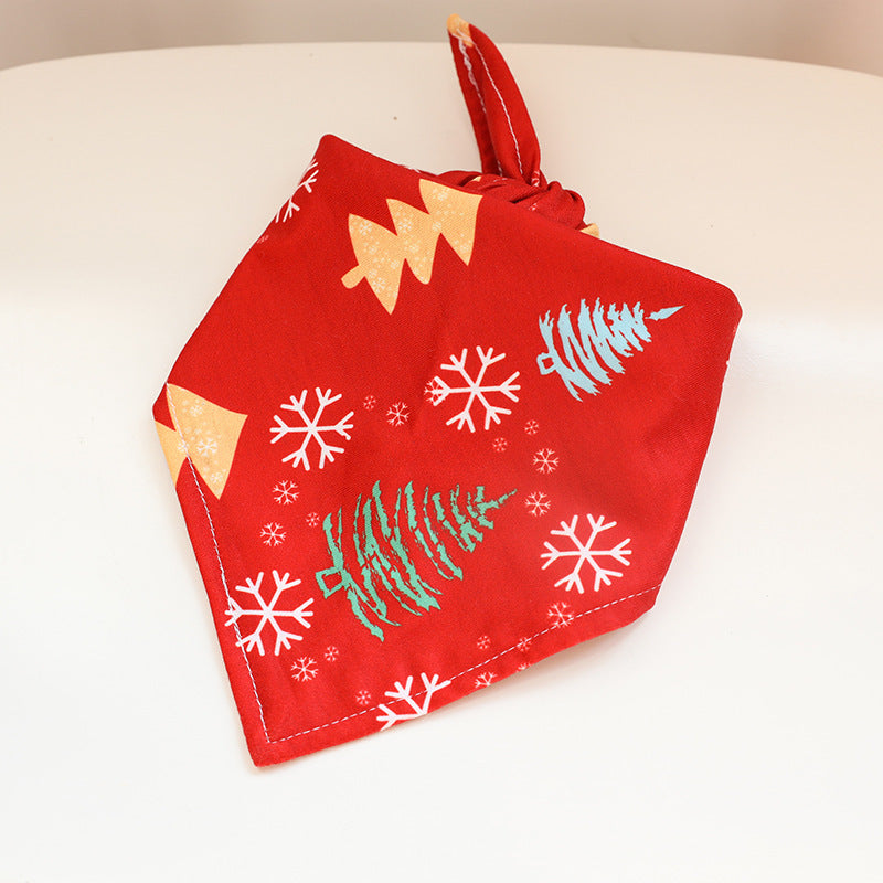 Christmas Pet Bandana Tie-On Holiday Prints