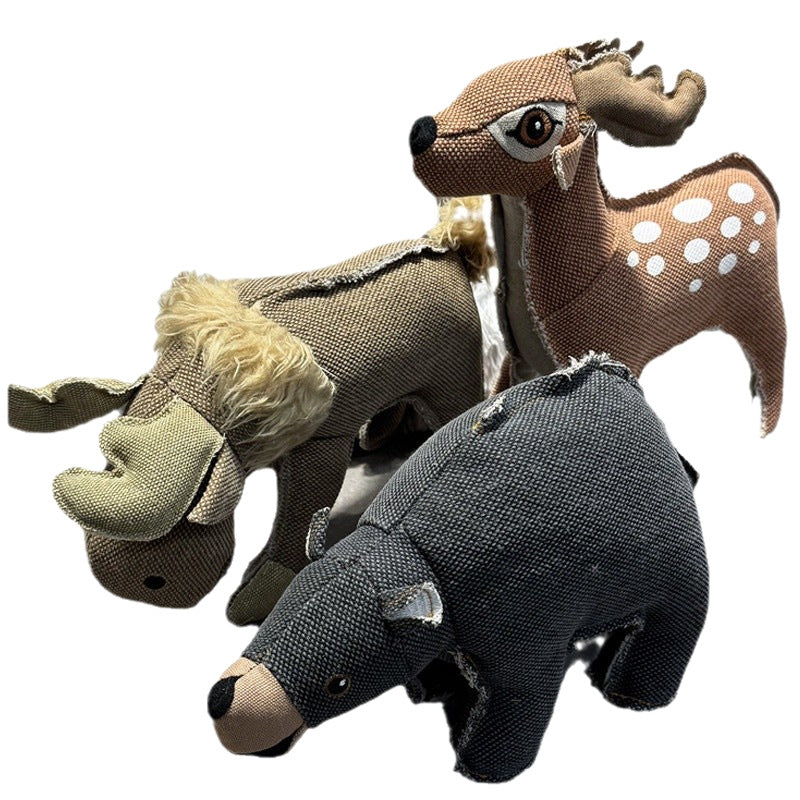 Dog Toy Durable Canvas Forest  (3 model)