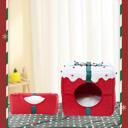 Christmas Gift Box Pet House