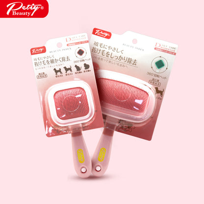 Small and large Petiy Beauty pin brushes in retail packaging