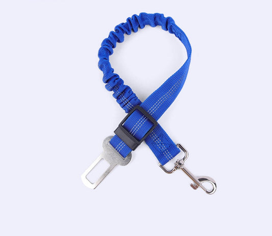 Dog Car Seat Belt • Adjustable & Elastic • Safety Clip Design