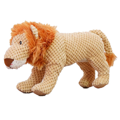 Dog toy Squeaky durable chew wild animals
