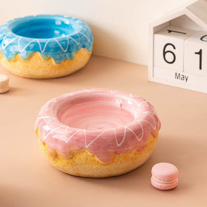 Donut Ceramic Pet Bowl (2 pieces per set)