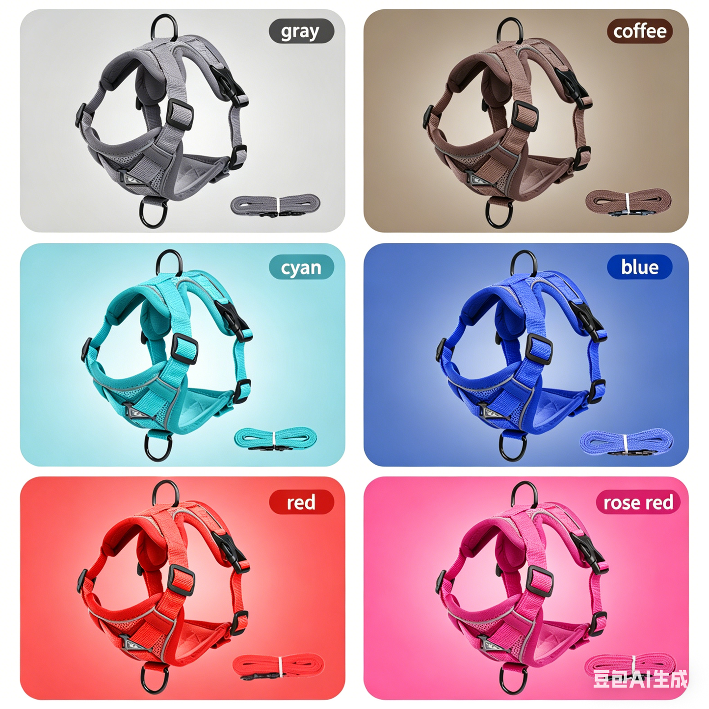 reflective cat harness