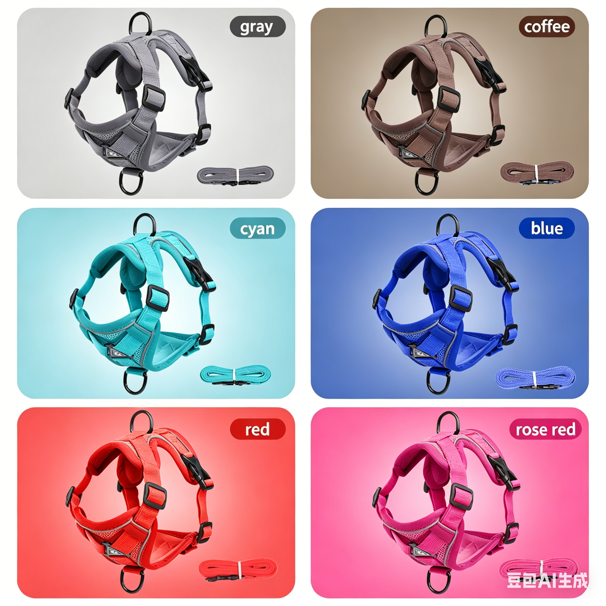 reflective cat harness