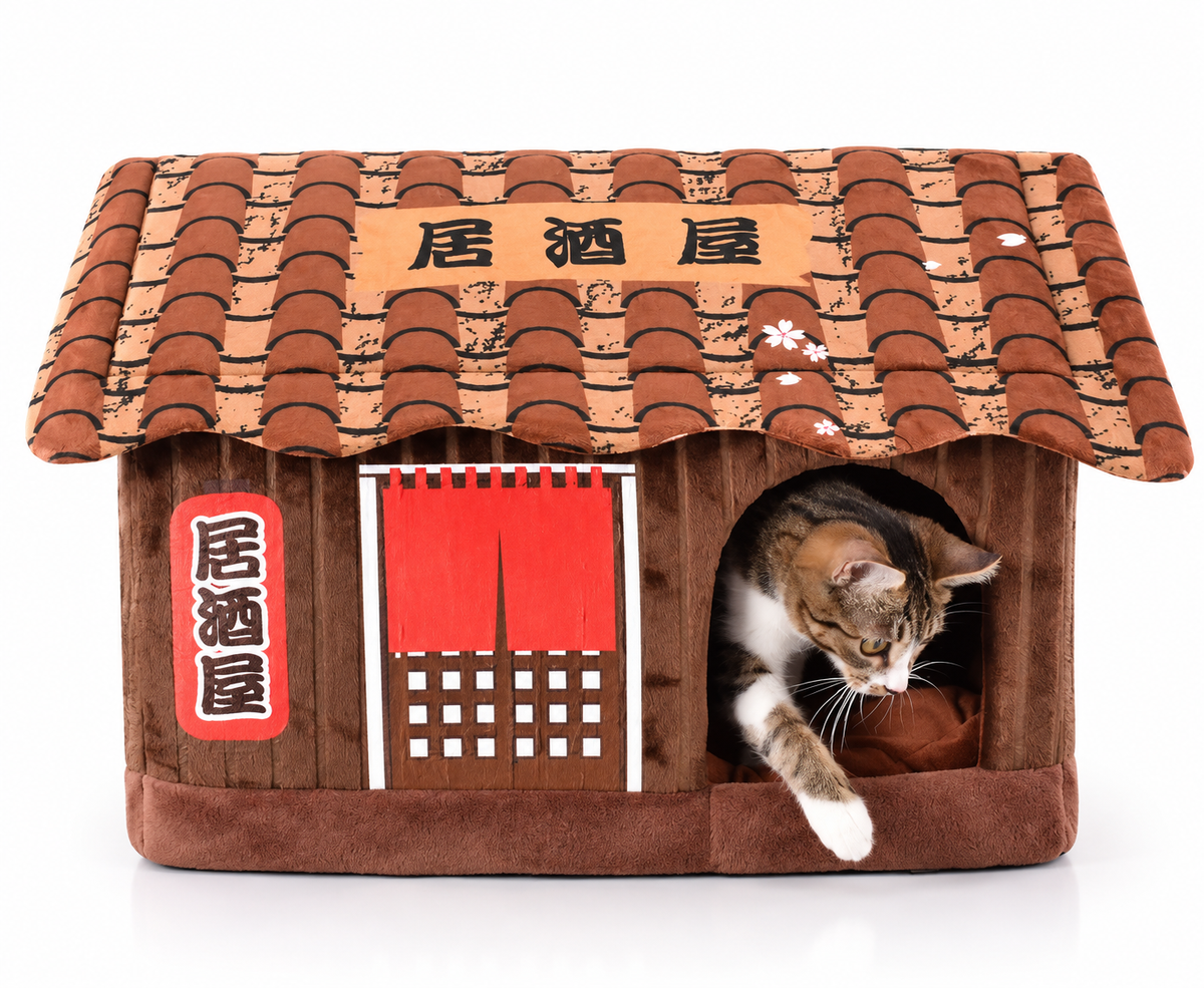 izakaya Style Dog House Pet Kennel product photo for Jane's Pet Boutique