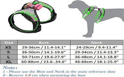 Dog Harness+Leash Sets with Rhinestones – Sparkly Bowknot & Reflective Trim