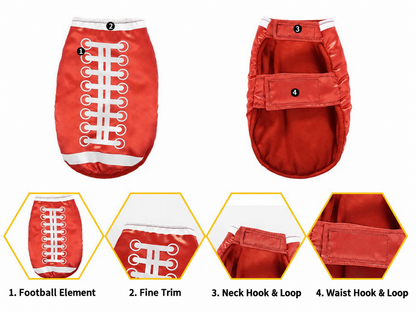 Football Dog Costume Jacket