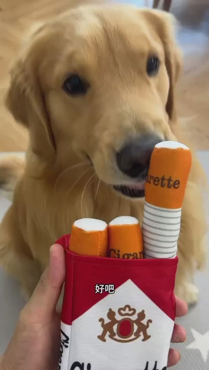 Dog toy cigarettes
